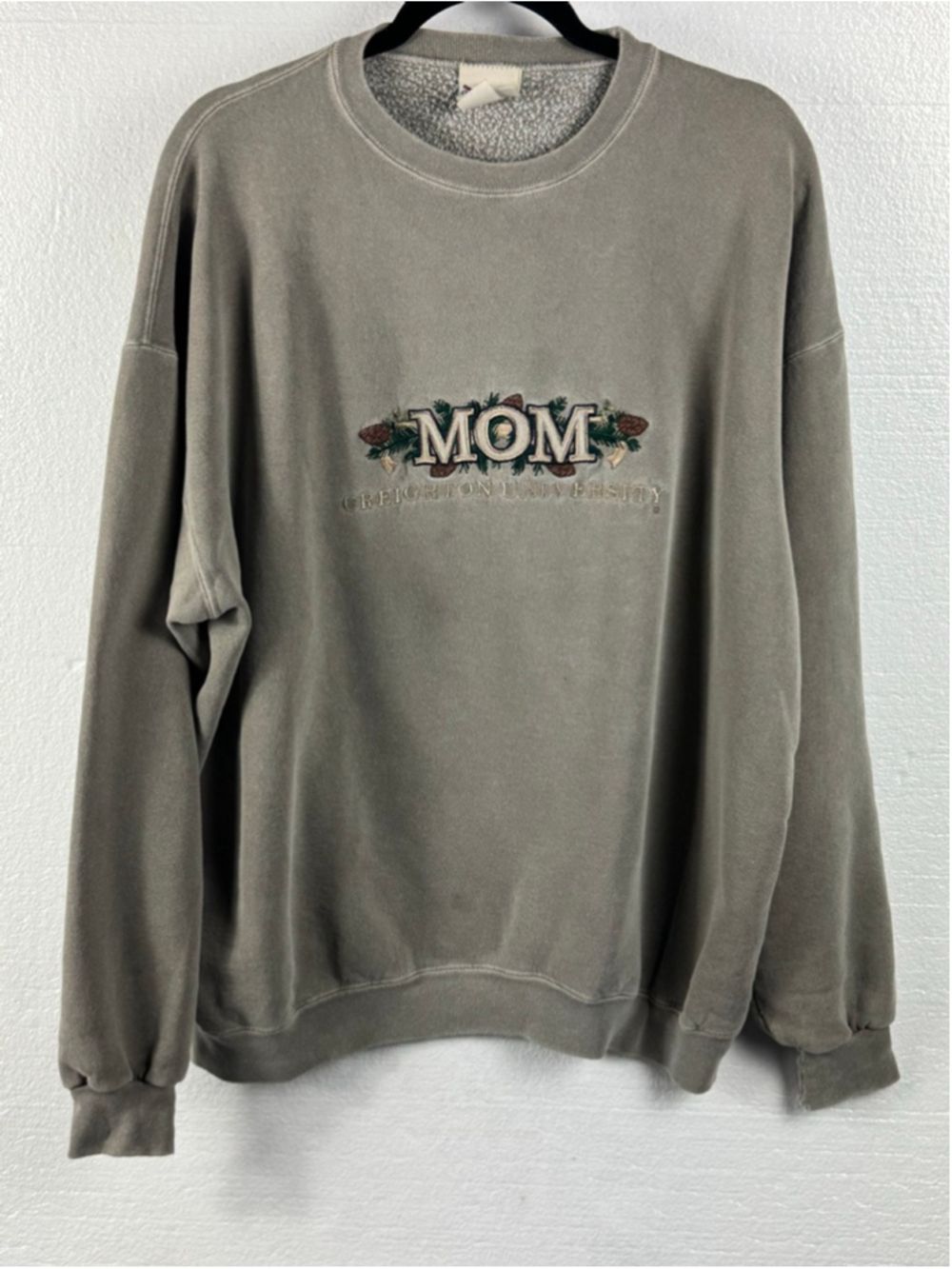 Vintage Oarsman 913 Creighton University Mom Crew Neck Sweater size L